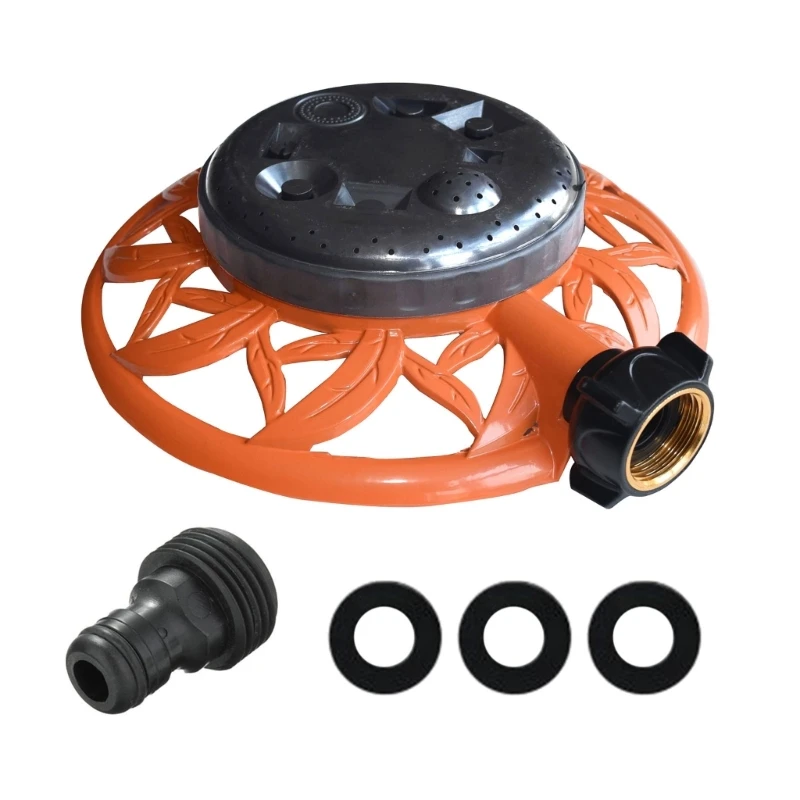 Heavy Duty Automatic Rotating Sprinkler For Lawn Irrigation With 360 Degree Coverage And High Durability ABS Materials