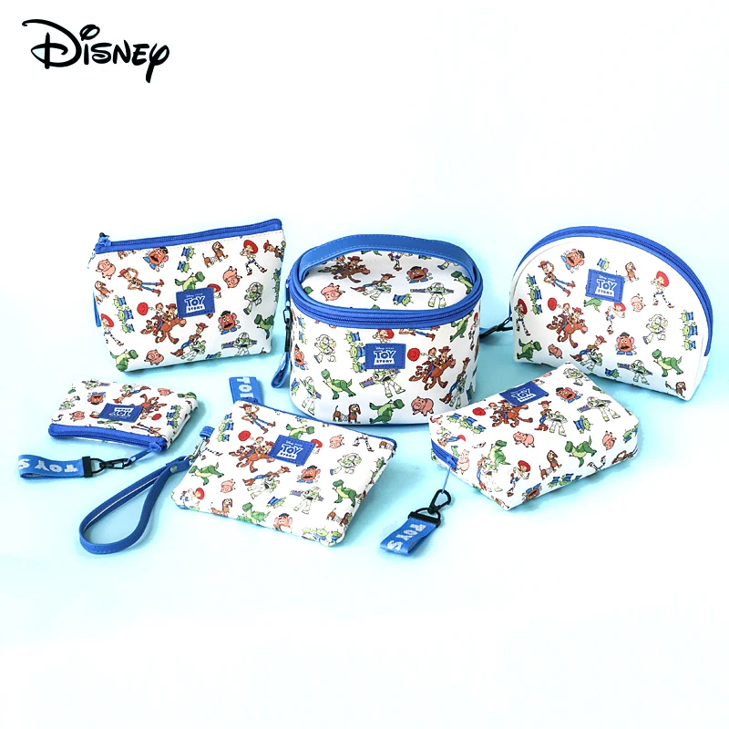 Disney-Sac à main de maquillage Pixar Toy Story pour femme, multifonction, PU, voyage, rangement, original, E27, porte-monnaie