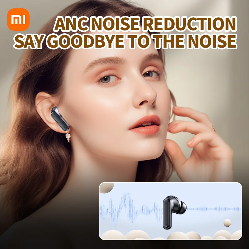 XIAOMI E18 Pro ANC Wireless Headphone TWS Bluetooth Touch Screen Earphone HIFI Stereo Noise Cancelling Sport Waterproof Headset