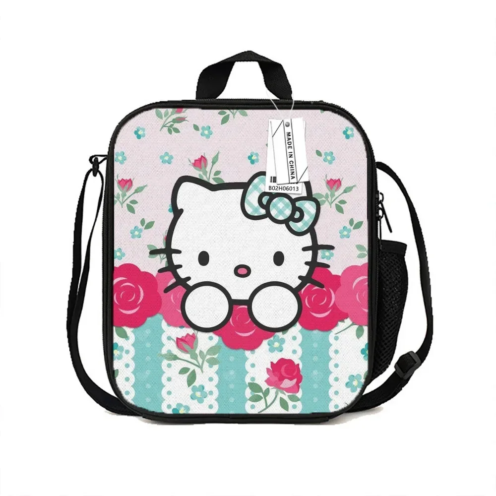 Sanrio Hello Kitty Kuromi Lunch Bags Picnic Food Box Portable Cooler Thermal Women Insulated Lunch Bag for Outdoor Picnic