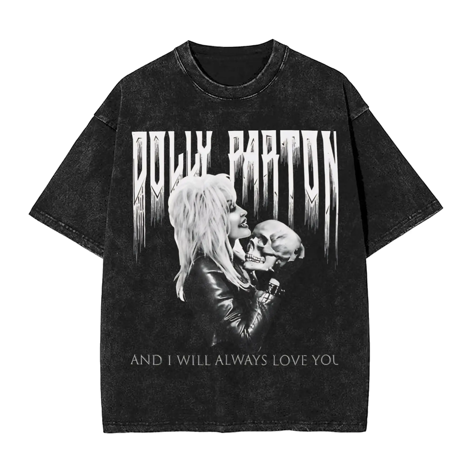 Summer RIP Dolly Parton Washed T Shirts Merch Oversize T-Shirt  Men Women Tees