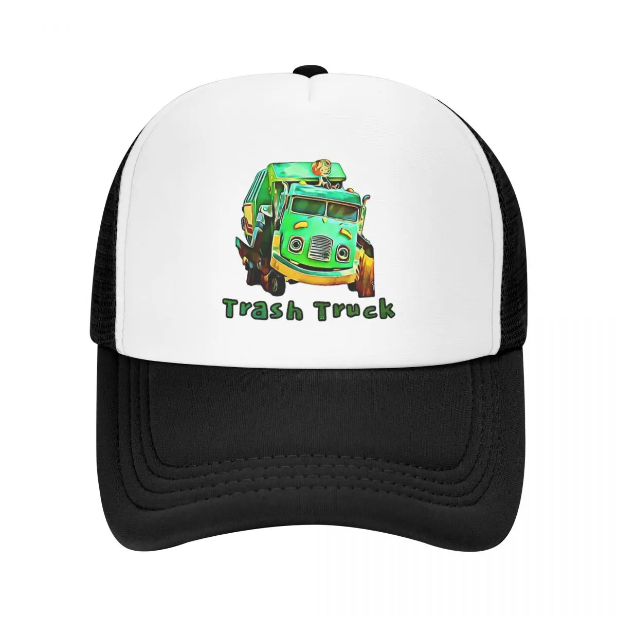 Hank And Trash Truck Cap Fashion Casual Mesh Baseball Caps Adjustable Hat Hip Hop Summer Unisex Baseball Hats Polychromatic