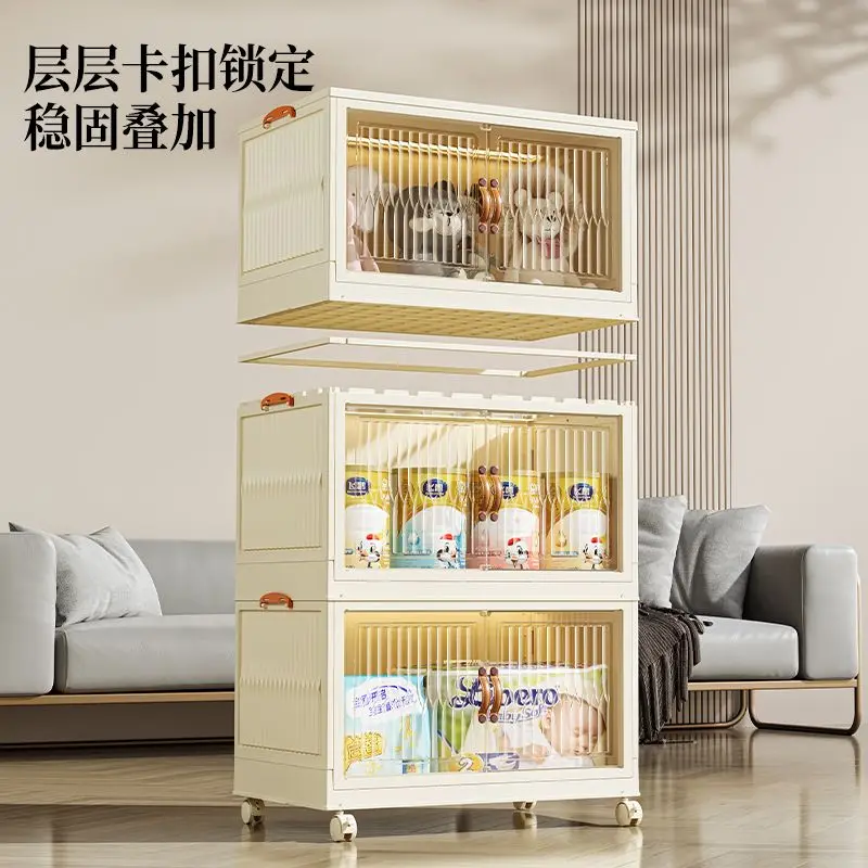 Armadietto per la casa camera da letto scatola portaoggetti per vestiti armadi per bambini contenitori per organizer pieghevoli multistrato con