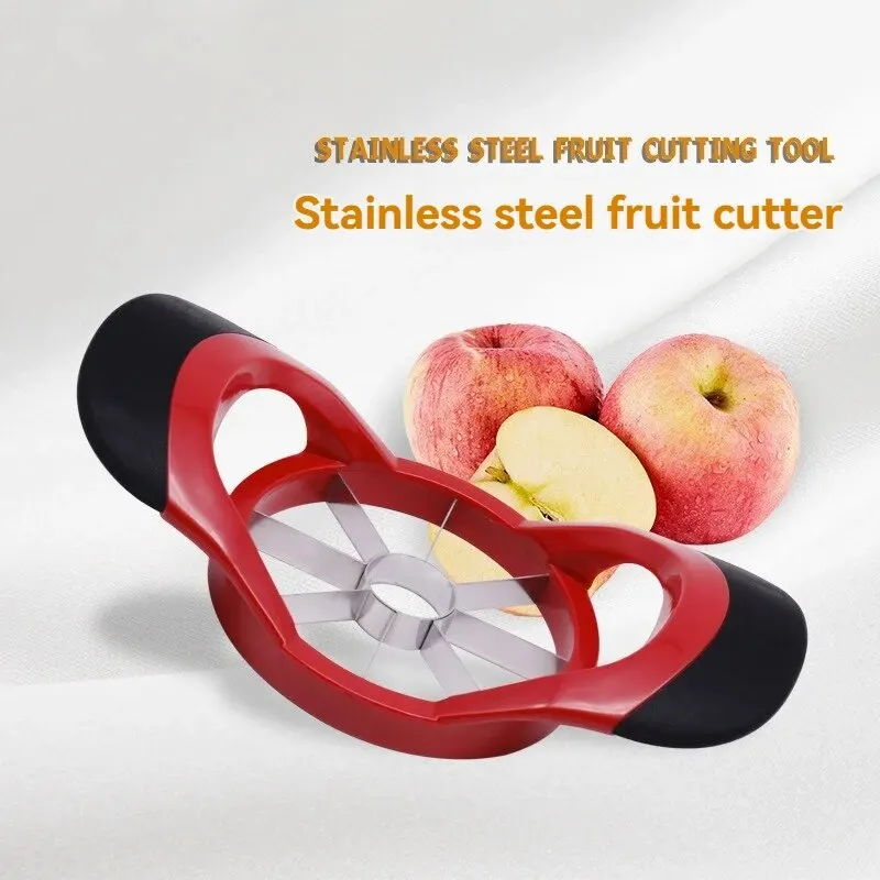 Stainless Steel Fruit Corer Fruit Cutter Apple Slicer Divider Plastic Handle Household Corer Cutting Fruit Tool