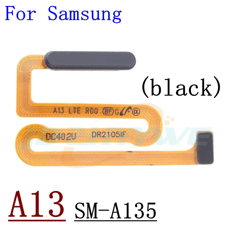 Fingerprint Sensor Scanner For Samsung Galaxy A03s A13 A135 A136 A137 Touch ID Connect Home Button Flex Cable Parts