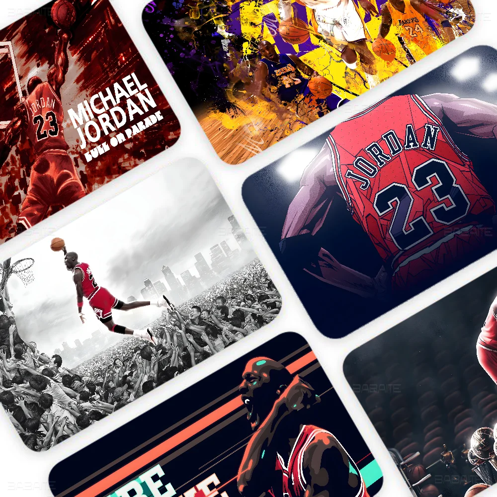 Michael Jordan Fashion Cute Cartoon Cat Painting Anime Game Unique Film Sticker Case Skin for Credit Card No Chip