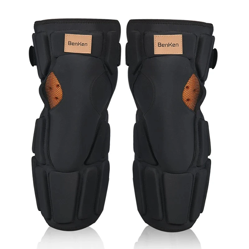 Benken 1 Pairs Knee Brace Elbow Pads Kit Cycling Motorcycle Ski rodilleras Shock Absorption for Joint Security Protection Gear