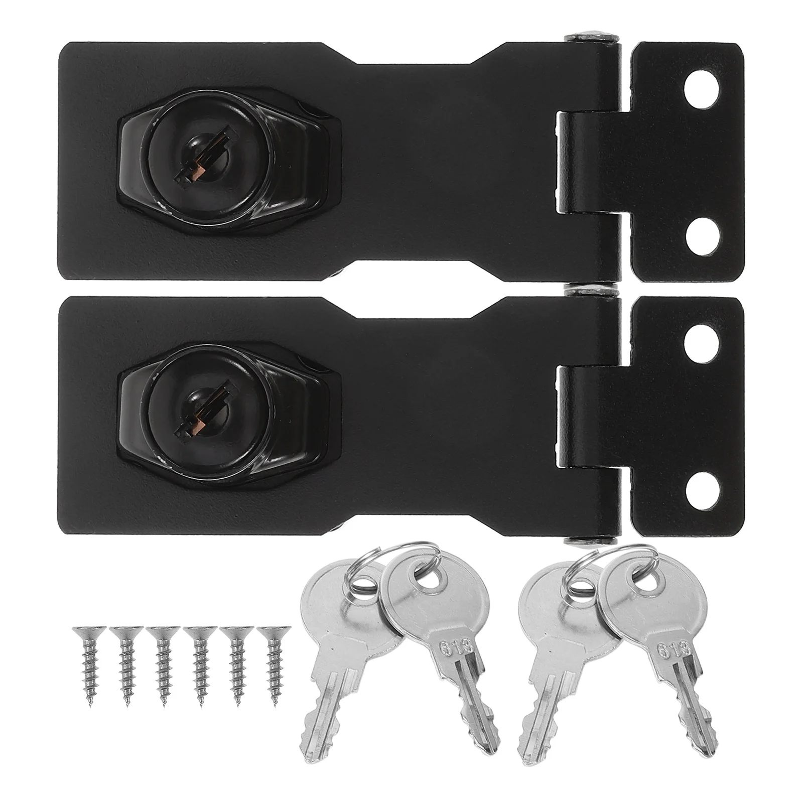 

2Pcs Cupboard Door Latch Wardrobe Drawer Locks Easy Install Barrel Bolt Latch Door Locks Barrel Lock Bolt Lock