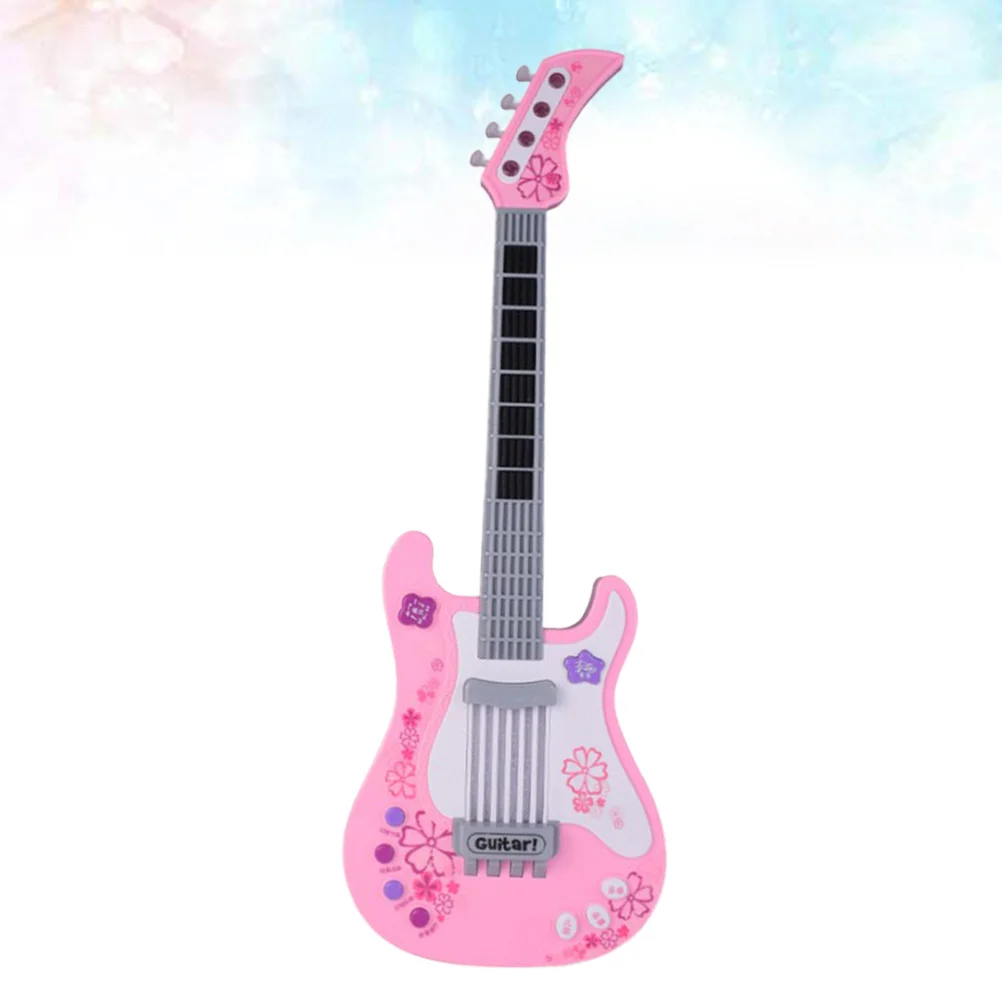 Children's Toys Kid Simulation Bass Player Guitar Electronic Musical Instruments for Kids Toddler