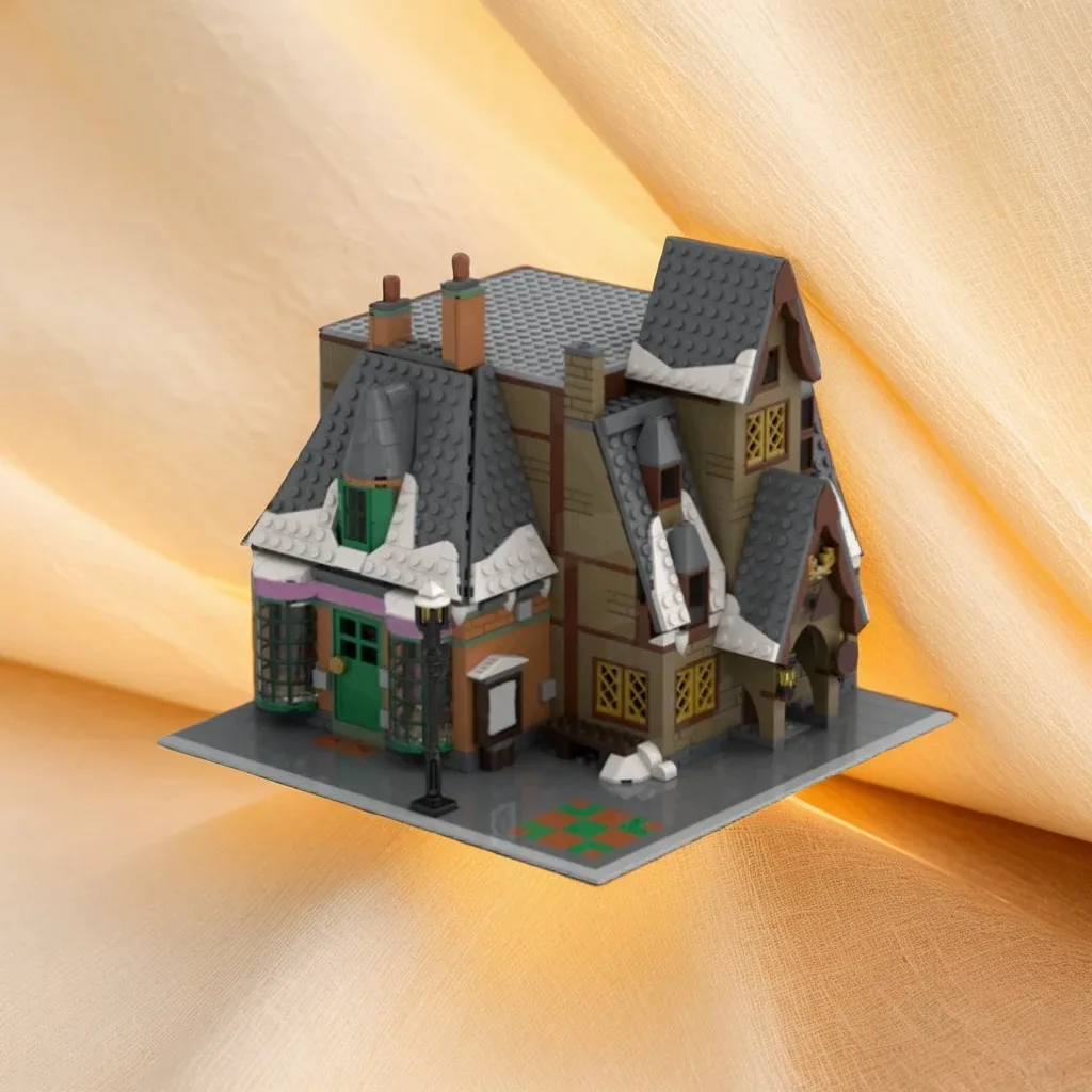 

1521PCS Hogsmeade Village Modular MOC HarryWizarding Village Model Education Model Building diy Blocks Birthday Toys Gift