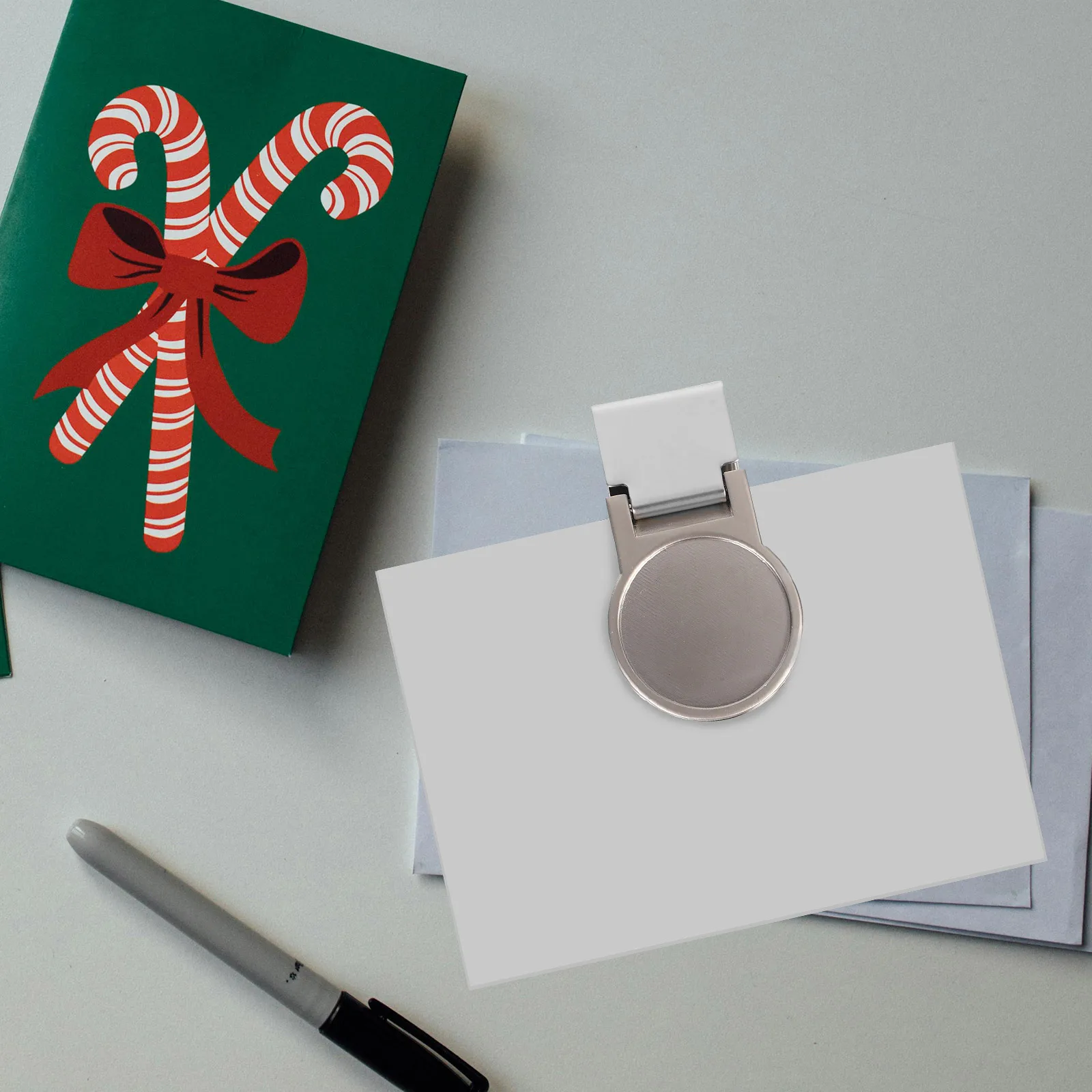 Clipe de dinheiro de aço inoxidável portátil titular de dinheiro carteira bill organizador prático metal braçadeira de armazenamento de dinheiro pequeno clipe de verificação para