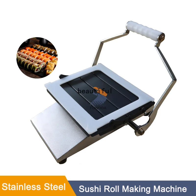 Automatic Stainless Steel Desktop Nigiri Sushi Making Robot Machine Round Square Rice Roll Roller Making