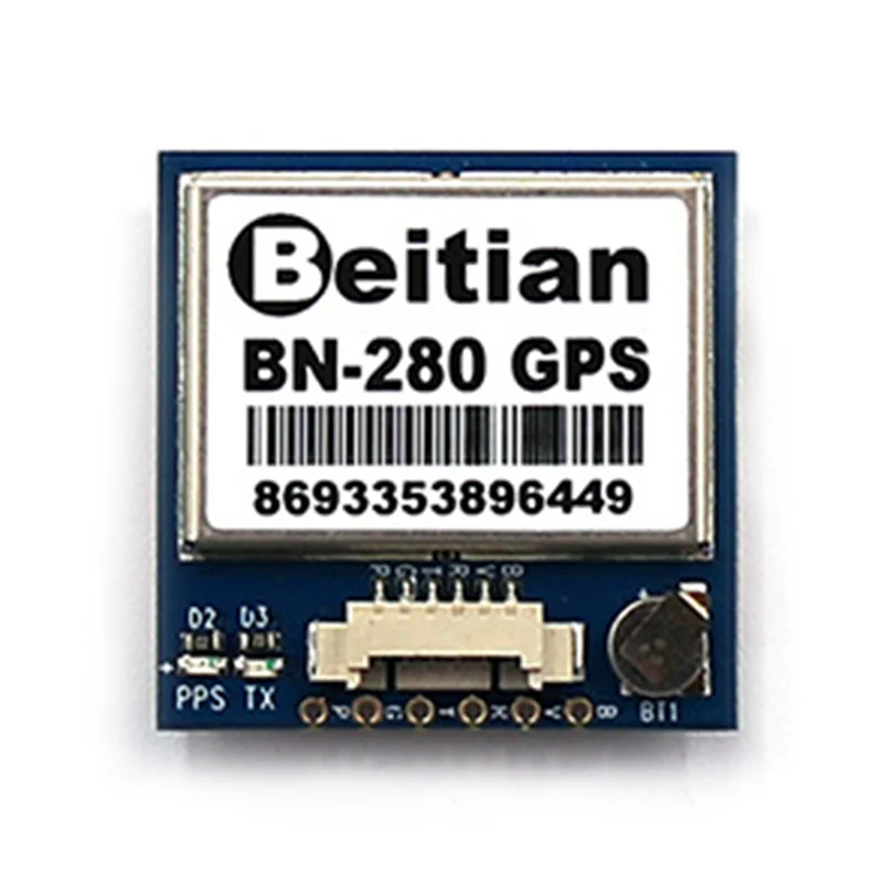 2X وحدة GPS BN280 GPS + GLONASS Beidou 5V TTL مستوى ل RC طويلة المدى FPV سباق الطائرة بدون طيار-ABJU