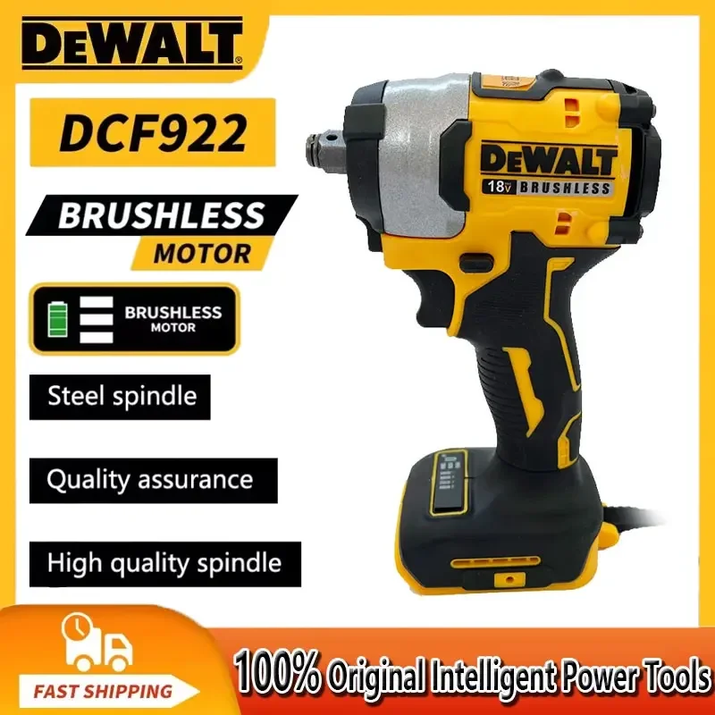 

Dewalt DCF922 Brushless Impact Wrench 610N.m Cordless Driver Large torque Variable Speed Electric Wrench 20V Rechargeable Tools