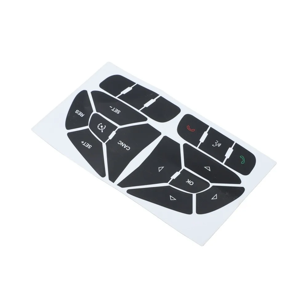 Vinyl Overlay Sticker for Restoring For jeep For Renegade 2013-2023 and For Compass 2017-2021 Steering Wheel Button Legibility
