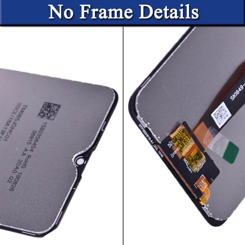 For Samsung A20S A207 LCD Display With Touch Screen Digitizer Assembly A207F SM-A207M LCD With Frame