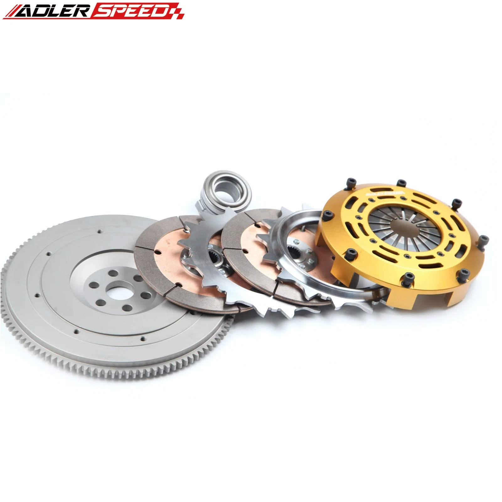 ADLERSPEED Racing Clutch Twin Disc for 1990-2005 Mazda Mazdaspeed Miata /Mazda Miata MX-5 1.6L 1.8L