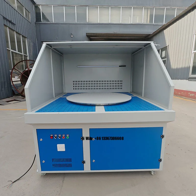 Mesa de Trabajo de Pulido Industrial con Sistema de Extracción de Polvo, Colector de Polvo para Mesa de Pulido, Colector de Polvo para Fábrica