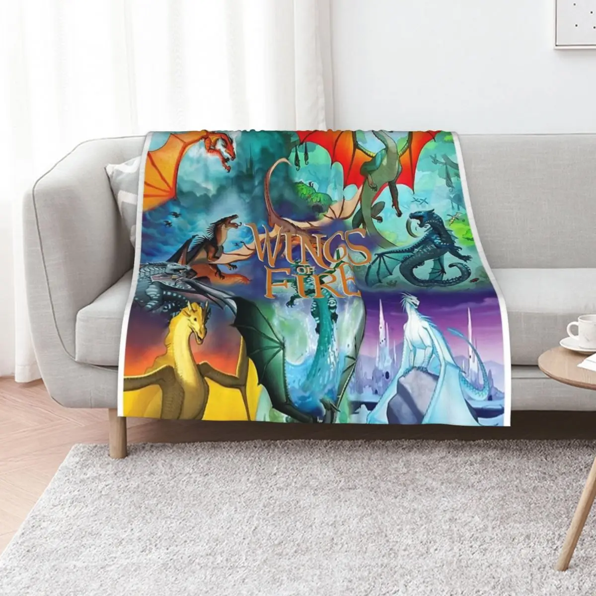 

WOF all dragon Throw Blanket Blankets For Sofas Extra Large Throw heavy to sleep wednesday Blankets
