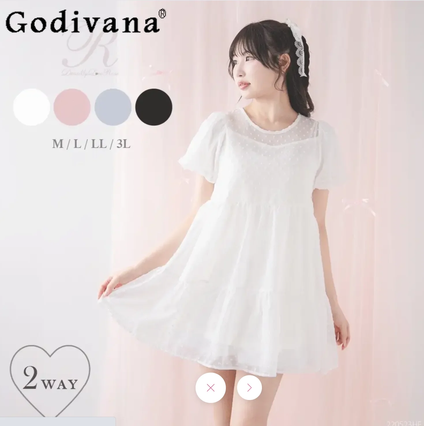 

2022, японское милое свободное платье с бантом на шнуровке в горошек, новое летнее шифоновое платье с короткими рукавами, женские повседневные платья