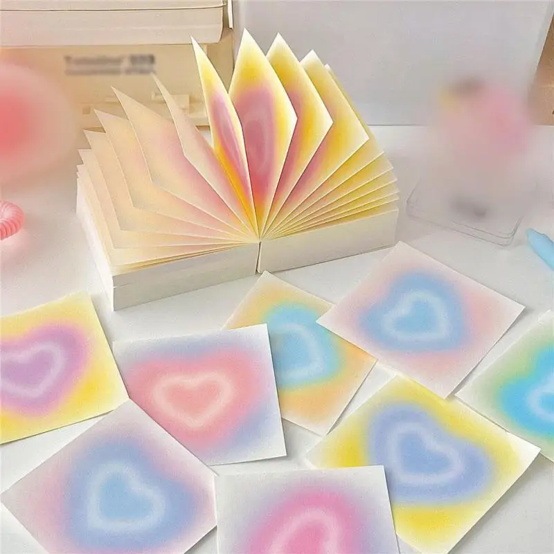 400Sheets/pack Gradient Memo Pad Large Capacity Message Notes Decorative Kawaii DIY Journal Scrapbooking Decoration