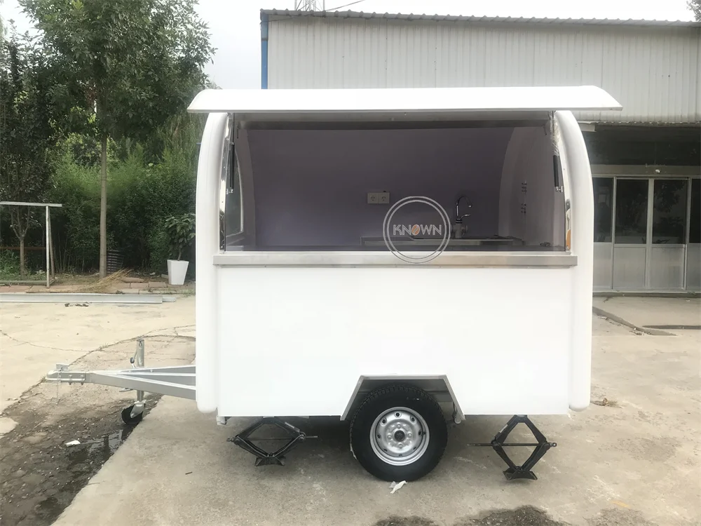 Diskon peralatan dapur kustom Trailer dokumen makanan ringan Stan kopi makanan anjing panas Trailer Truk Makanan Cepat Saji