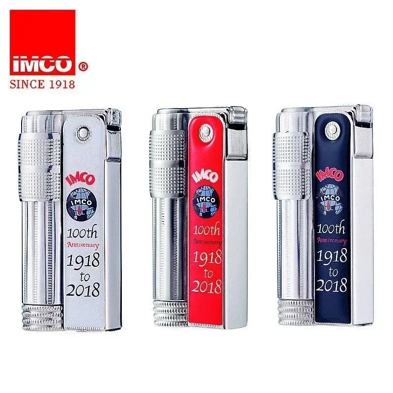 IMCO Original 100th Anniversary Mechanical Kerosene Lighter Flint Wheel Windproof Limited Edition Lighter Cigar Men\'s Igniter