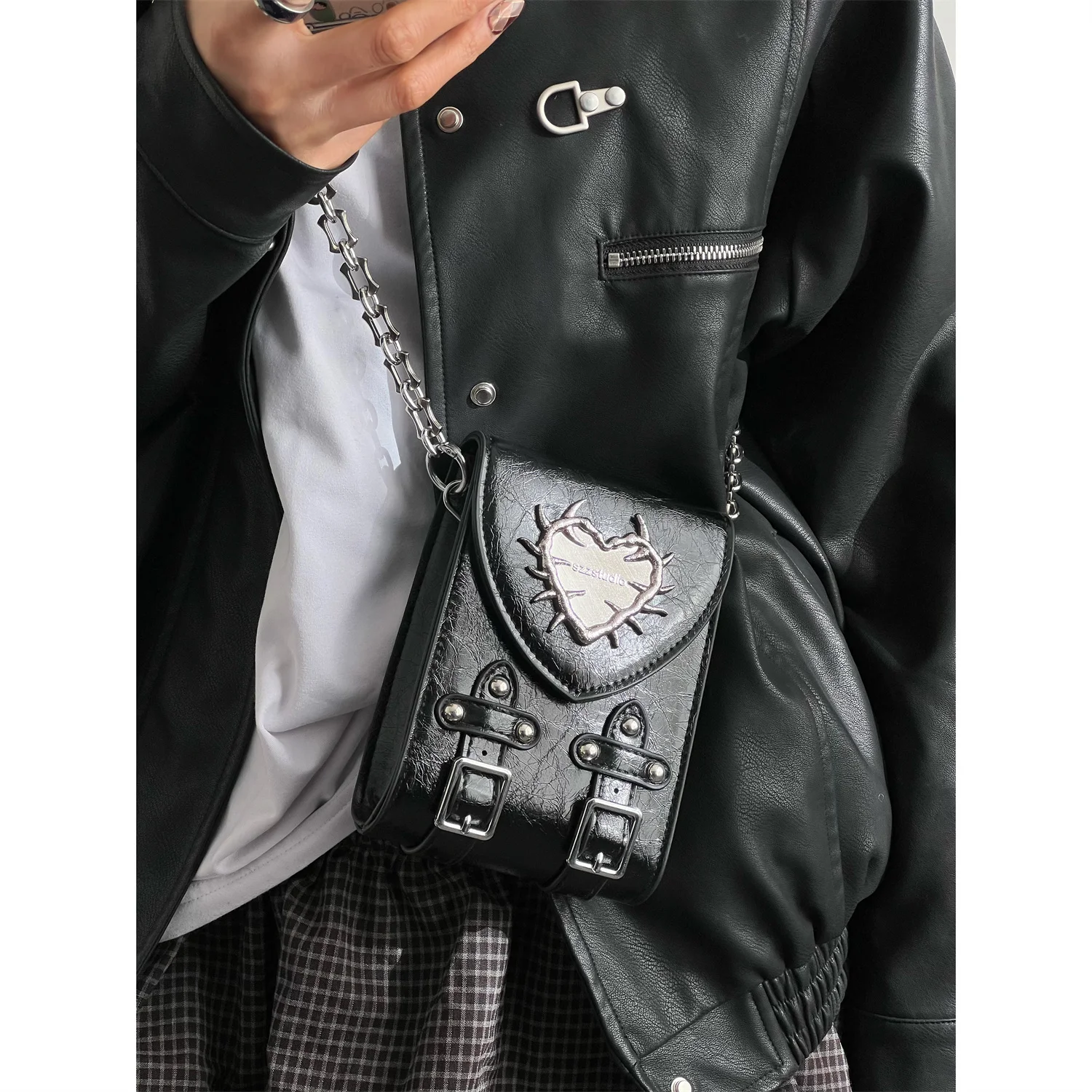 

Original Designed Sweetheart Mini Chain Mobile Phone Bag Shoulder Bags for Women's Crossbody Small Square Bag