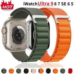 Cinturino ad anello alpino per Apple Watch Ultra Band 49mm 44mm 45mm 42mm 41mm 40mm Braccialetti con gancio a C in metallo Iwatch SE Serie 9 8 7 6 5 4 3