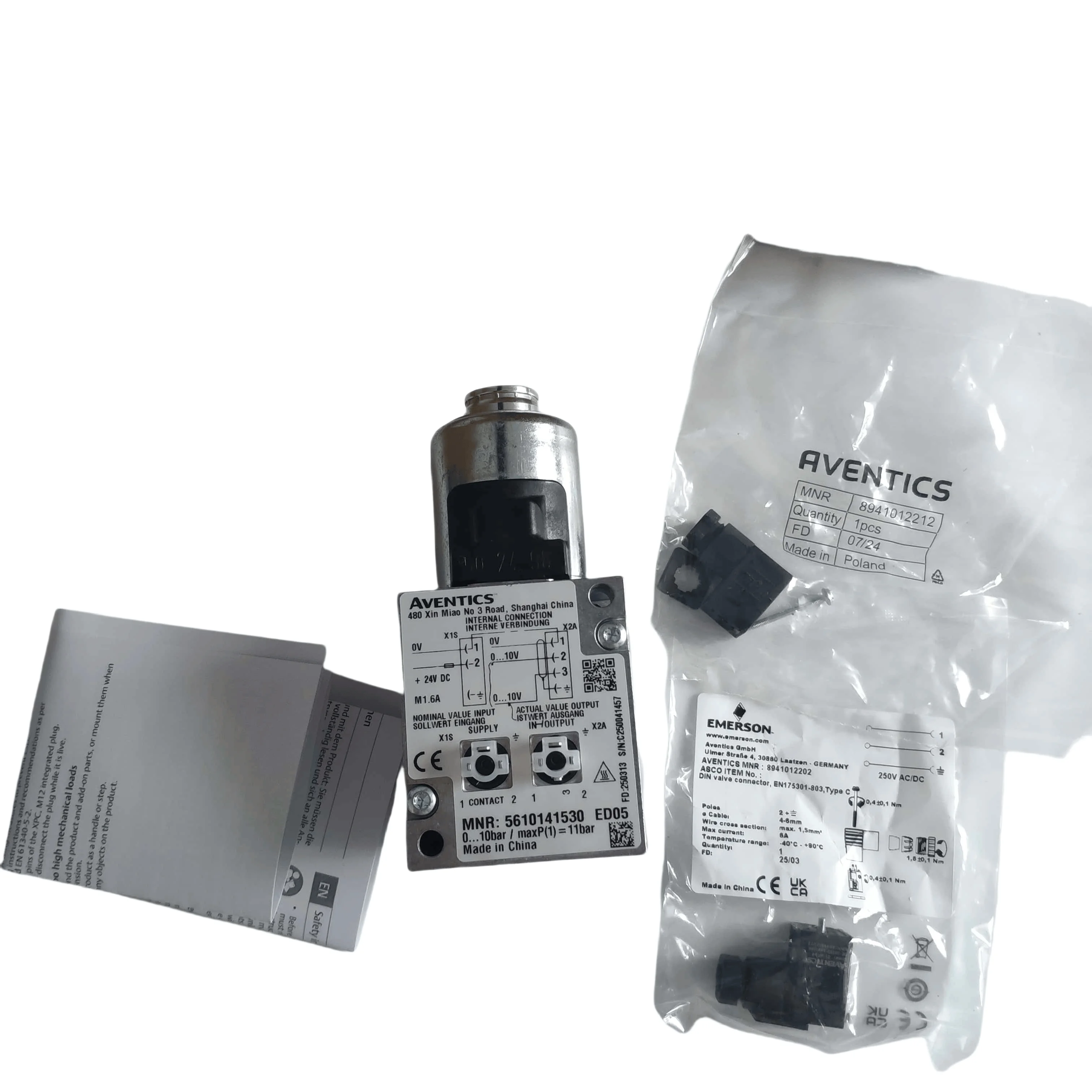 Рисунок 3 - Пропорциональный клапан AVENTICS серии ED05 5610141310