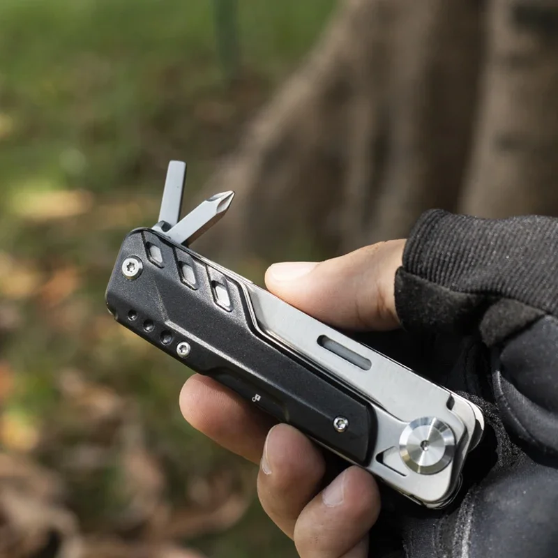 BHBT Outdoor Detachable Multi Function EDC Multitools Hand Tools Mini Pocket Folding Knife Scissors Screwdriver