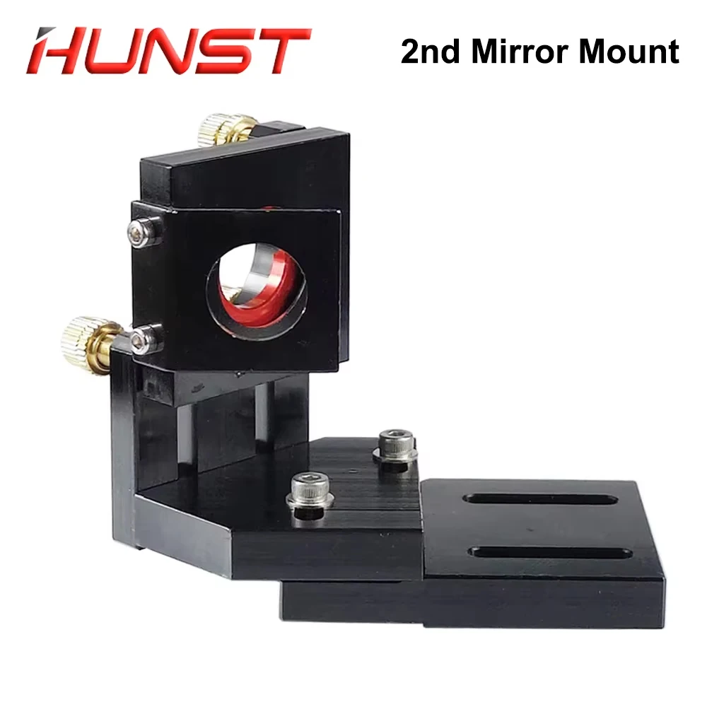 HUNST CO2 Black Second Laser Mount Mirror 25mm Lens Integrative Mount For Lase Engraving Cutting Machine.