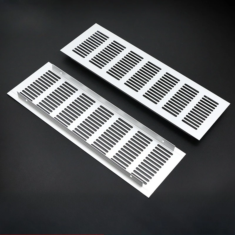 50/60/80mm Wide Perforated Sheet Aluminum Alloy Air Vent Perforated Sheet Web Plate Ventilation Grille Vents Perforated Sheet
