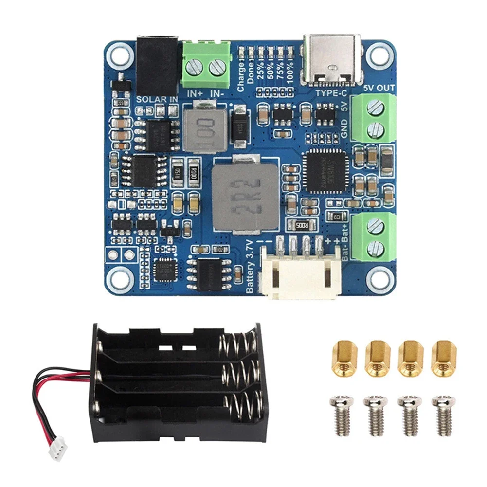 Multi LED Indicators Supports V V Solar Panel V V Solar Panel Waveshare Solar Power Manager Module D Battery Charging