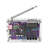 DIY Digital FM Radio Kit with STC15W Control & TDA2822 Amp | 87-108MHz RDA5807S Stereo Receiver | Electronics Soldering Practice