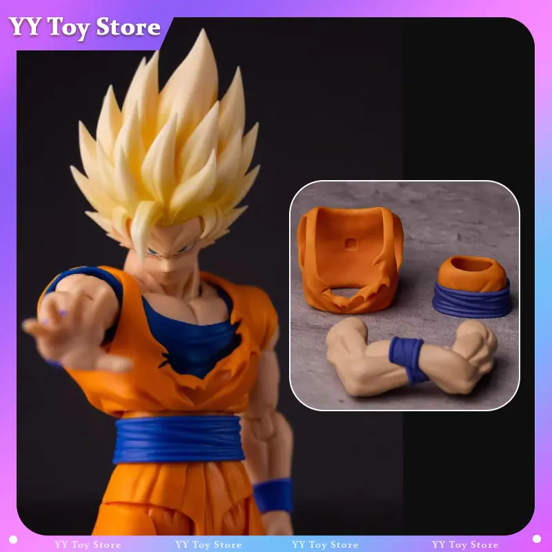 Dragon Ball AIR Studio Dragon Ball AIR020 Super Saiyan Ultra Ego Son Goku Clothes accessories Anime Action Figure Model Toys