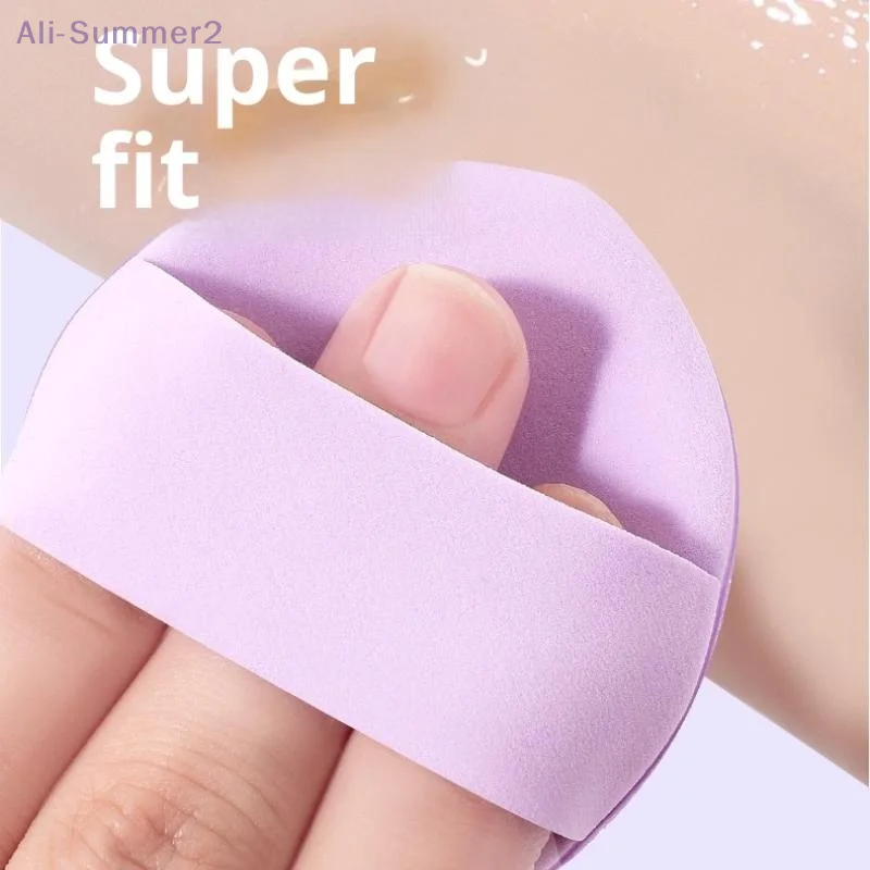 6/10 قطعة الملونة على شكل دمعة لينة ماكياج نفخة الوجهين إسفنجة أساس مسحوق نفث أدوات ماكياج الصالحة للشرب