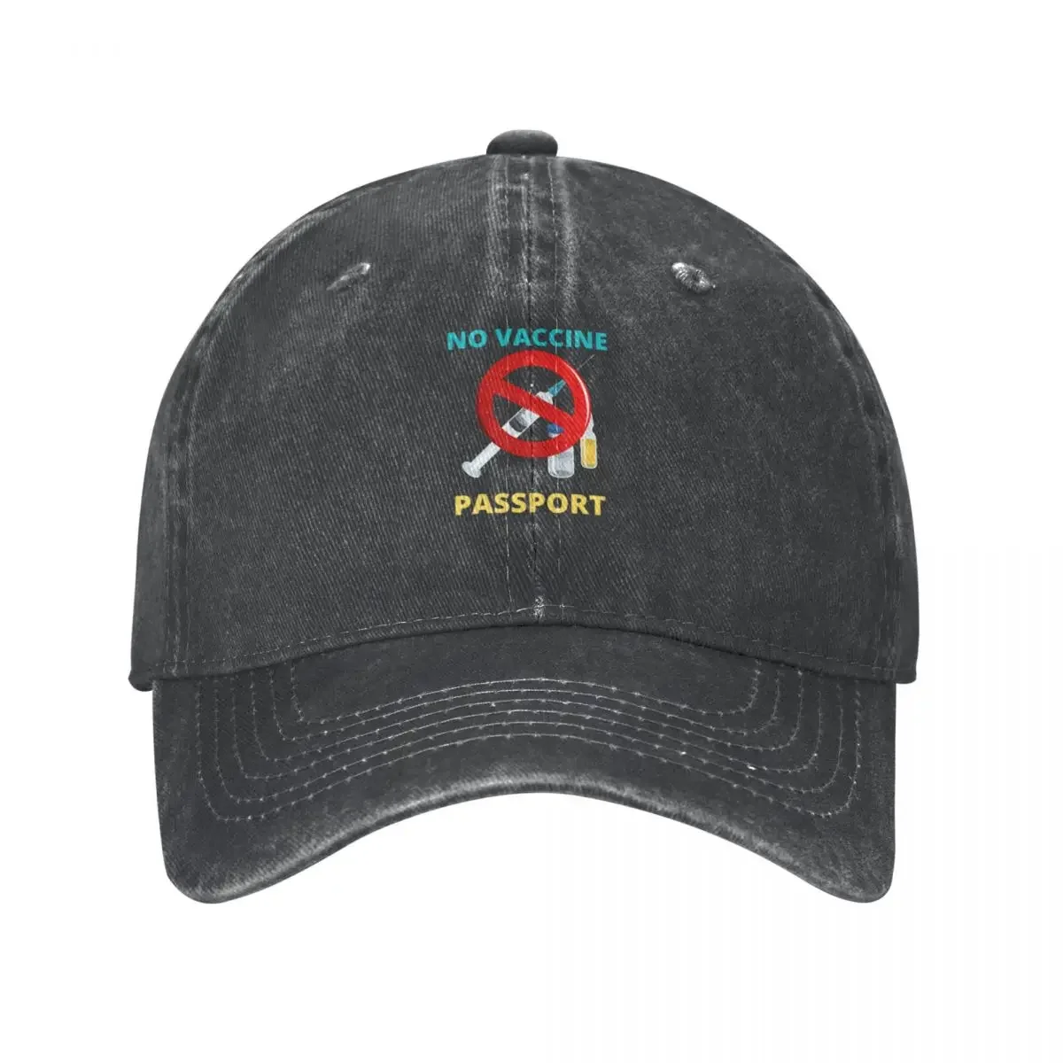 Vaccine passport Cowboy Hat hiking hat Ball Cap Visor Male Women's