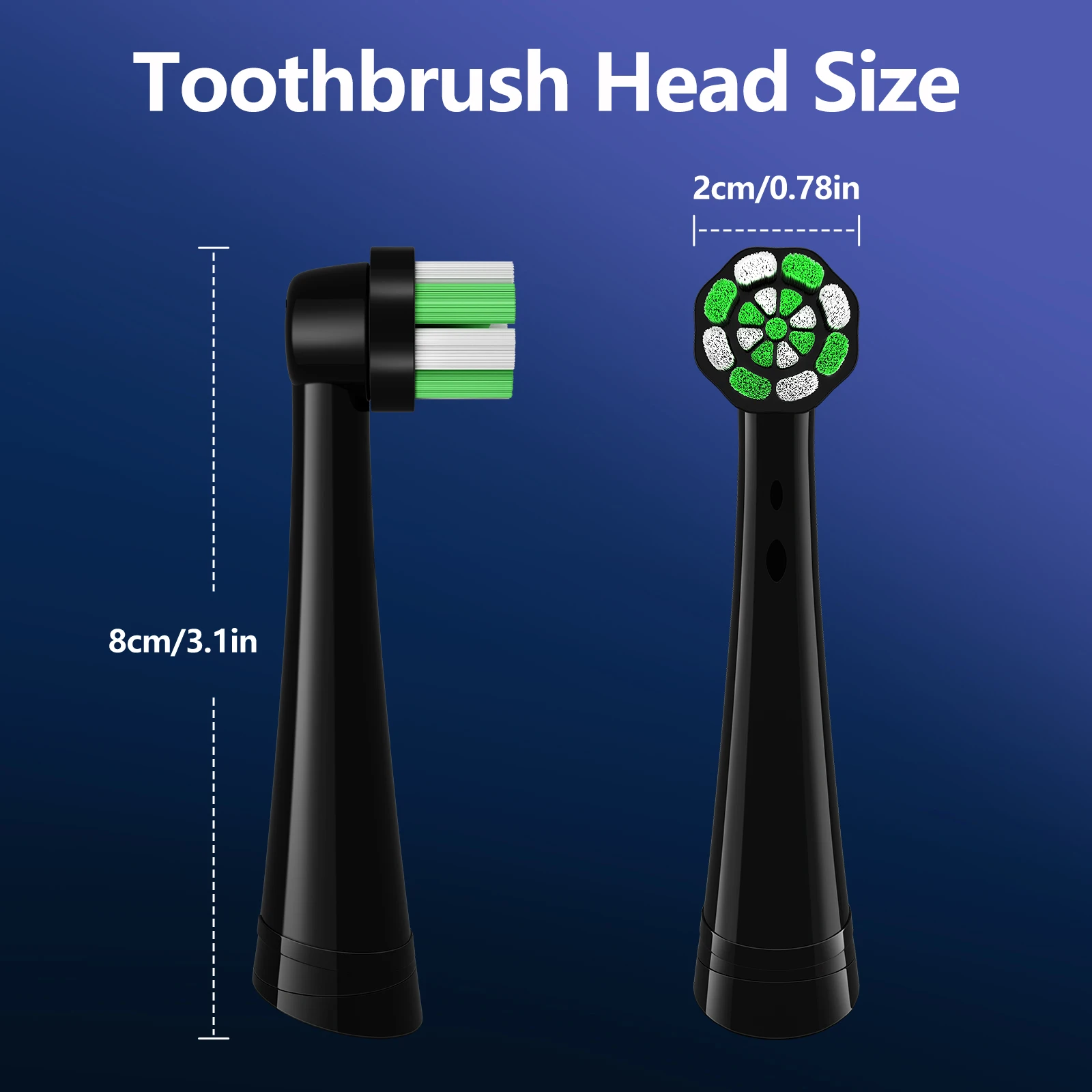 New compatible oral B IO replacement toothbrush head, affordable and durable, suitable for household use and regular use
