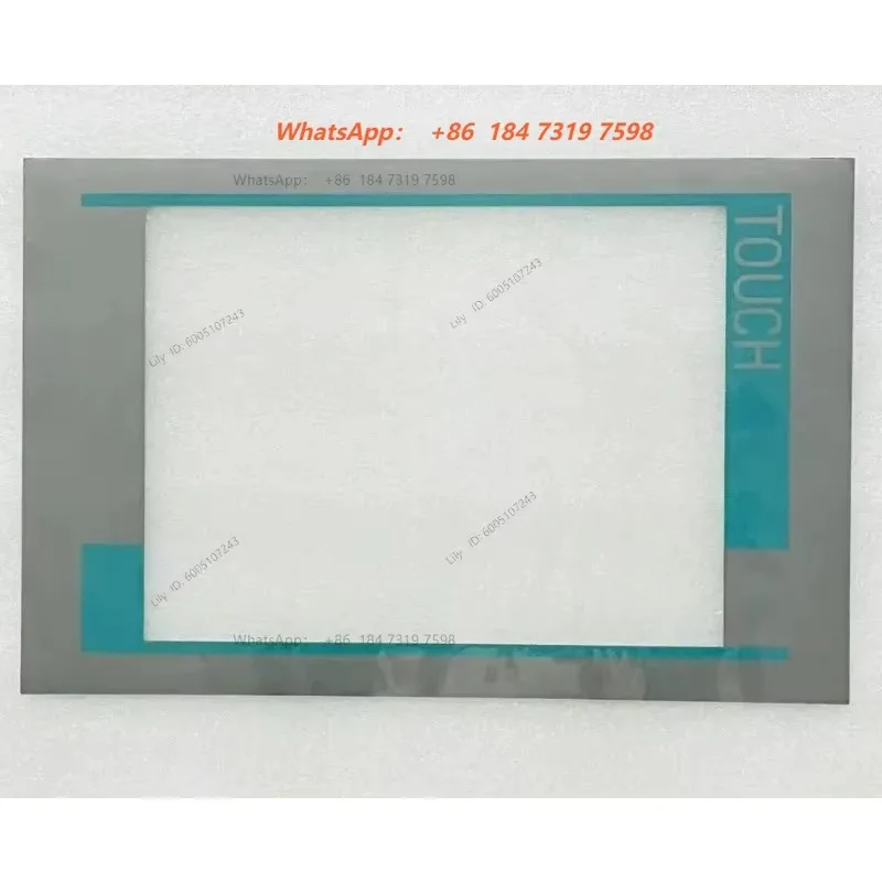 1PCS Touch Screen Panel Glass Digitizer for FLAT PANEL 15 6AV7486-2TA10-1AA0 6AV7861-2AB10-2AA0 with Overlay Protective Film