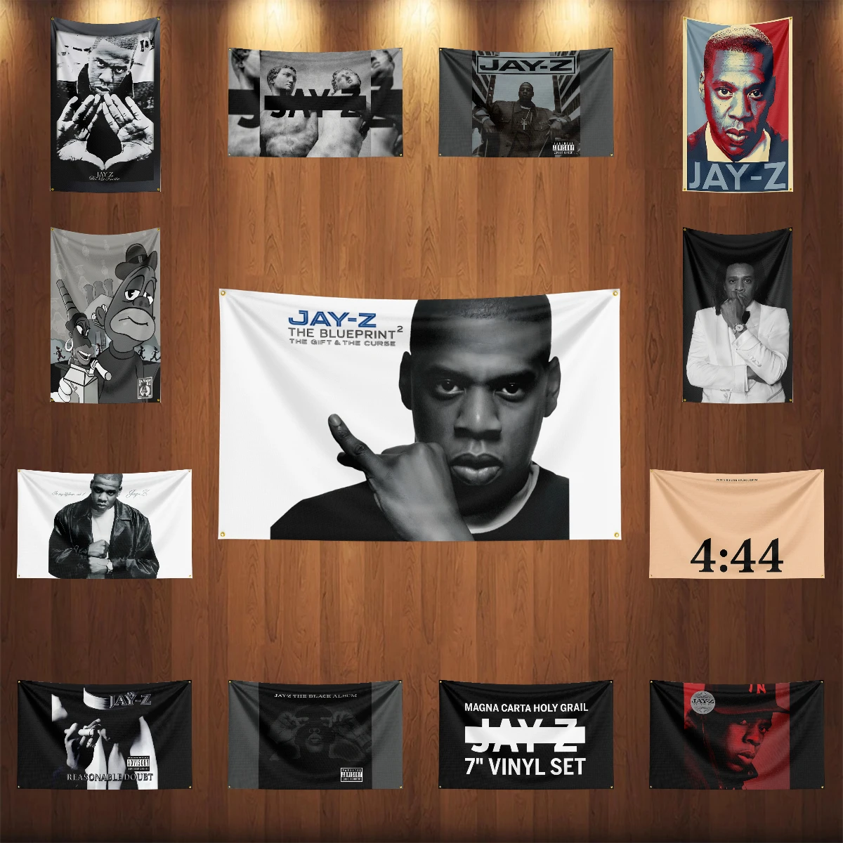 

3x5 Ft Heavy Rock Band J-jay-zs Flag Polyester Digital Printing Banner for Bedroom Wall Art Out Door Tapestry Decora