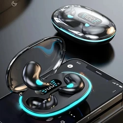 Écouteurs invisibles sans fil TWS, Bluetooth 5.3, mini oreillettes cachées, casque d'écoute étanche IPX5, pour Huawei iPhone