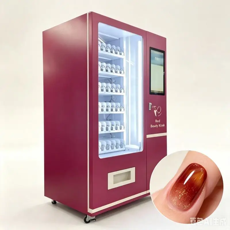 Customized Beauty Cosmetics Vending Machine Automatic Product Display Touch Screen Smart Retail Solution For Shopping Centers