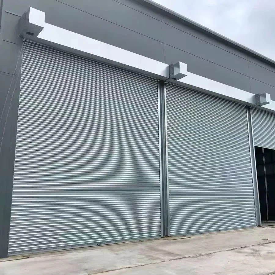 Customized Remote Control Rolling Shutter Door for Garage Reinforced Structure Suitable for Residential Use