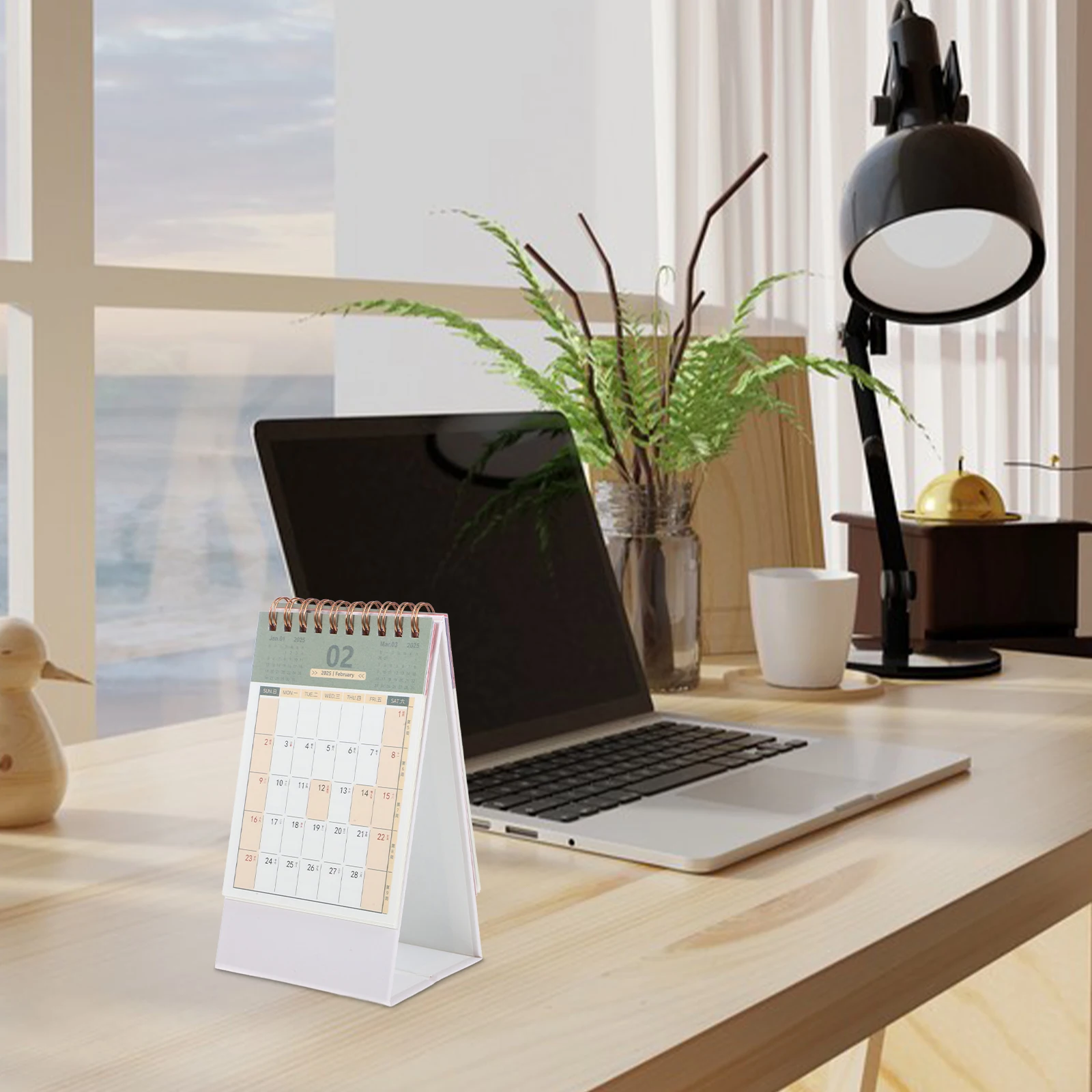 

Sturdy Desktop Office Home Use Long-Lasting Lightweight Portable Month Date Display Stand Up Table Decorative Household Supplies