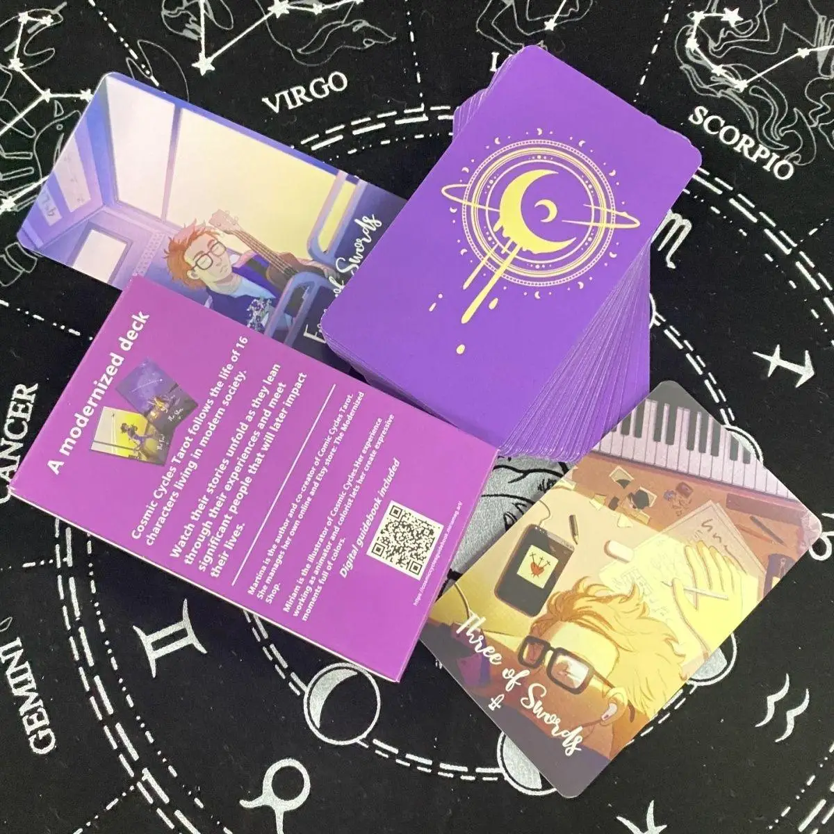 Cosmic Cycles Tarot Card Games 10.3*6cm