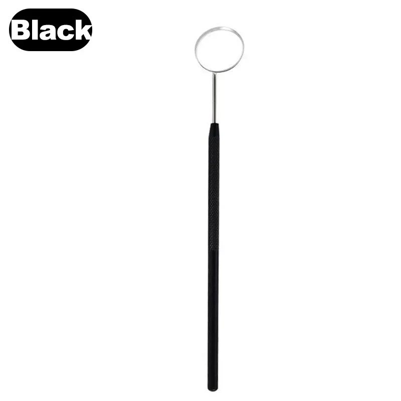 Стоматологическое зеркало для рта из нержавеющей стали с эргономичной ручкой для осмотра зубов полости рта и профессионального использования в стоматоре