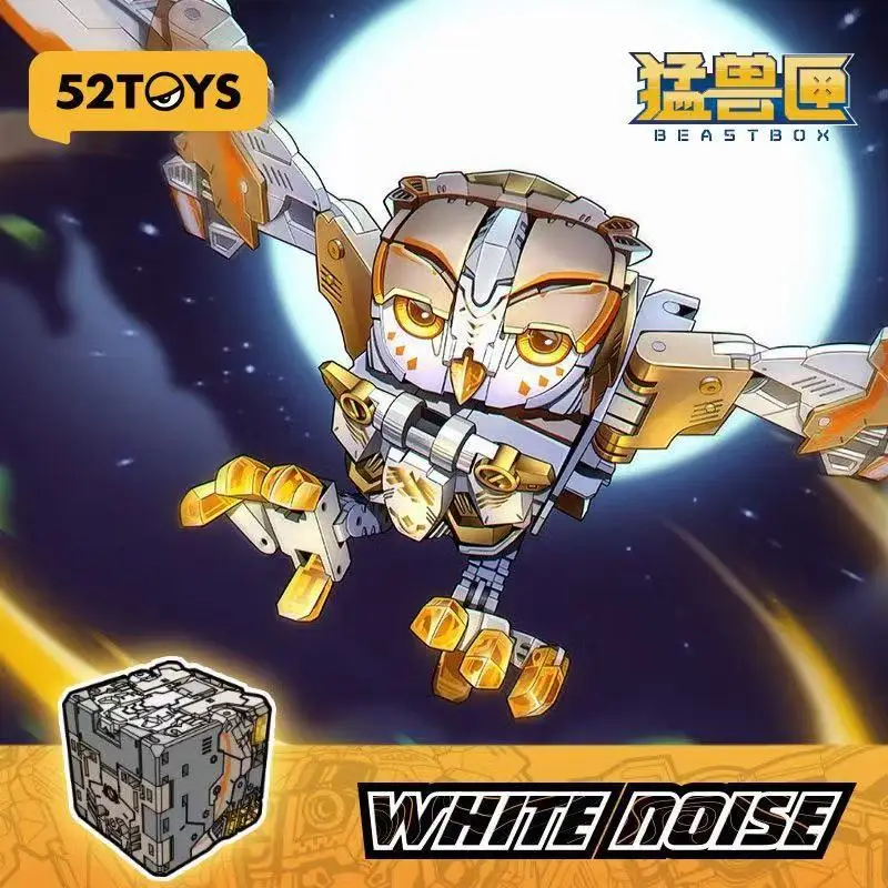 52TOYS BEASTBOX Series Owl-themed Transforming Robot Toy Collectible Action Figure Model for Kids & Adults