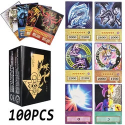 100PCS Yu Gi Oh Flash Card Japanese Different Anime Style Card Dueling Monsters Dark Magician DIY Game Collection Cards Toys