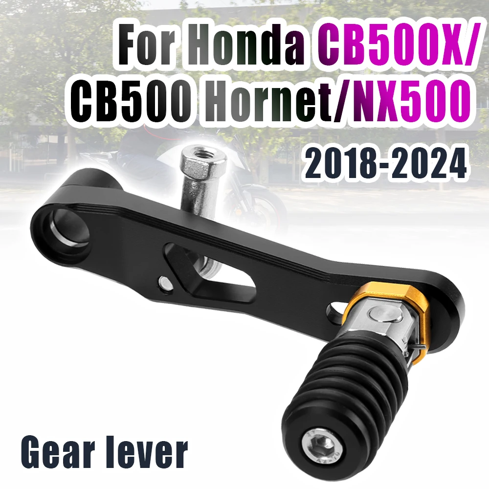 Aluminum Adjustable Folding Gear Shifter Shift Pedal Lever For HONDA CB500X CB500 X 2018-2023 CB500 Hornet NX500 2023-2024